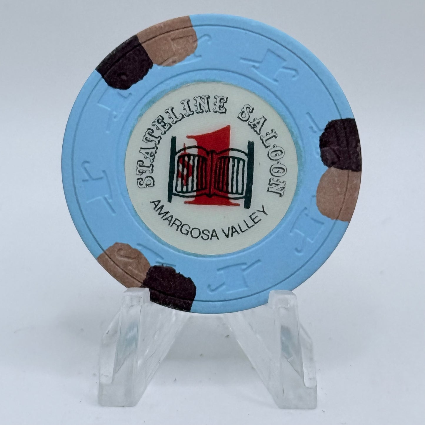Stateline Saloon Amargosa Valley Nevada 1984 $1 Casino Chip N3359
