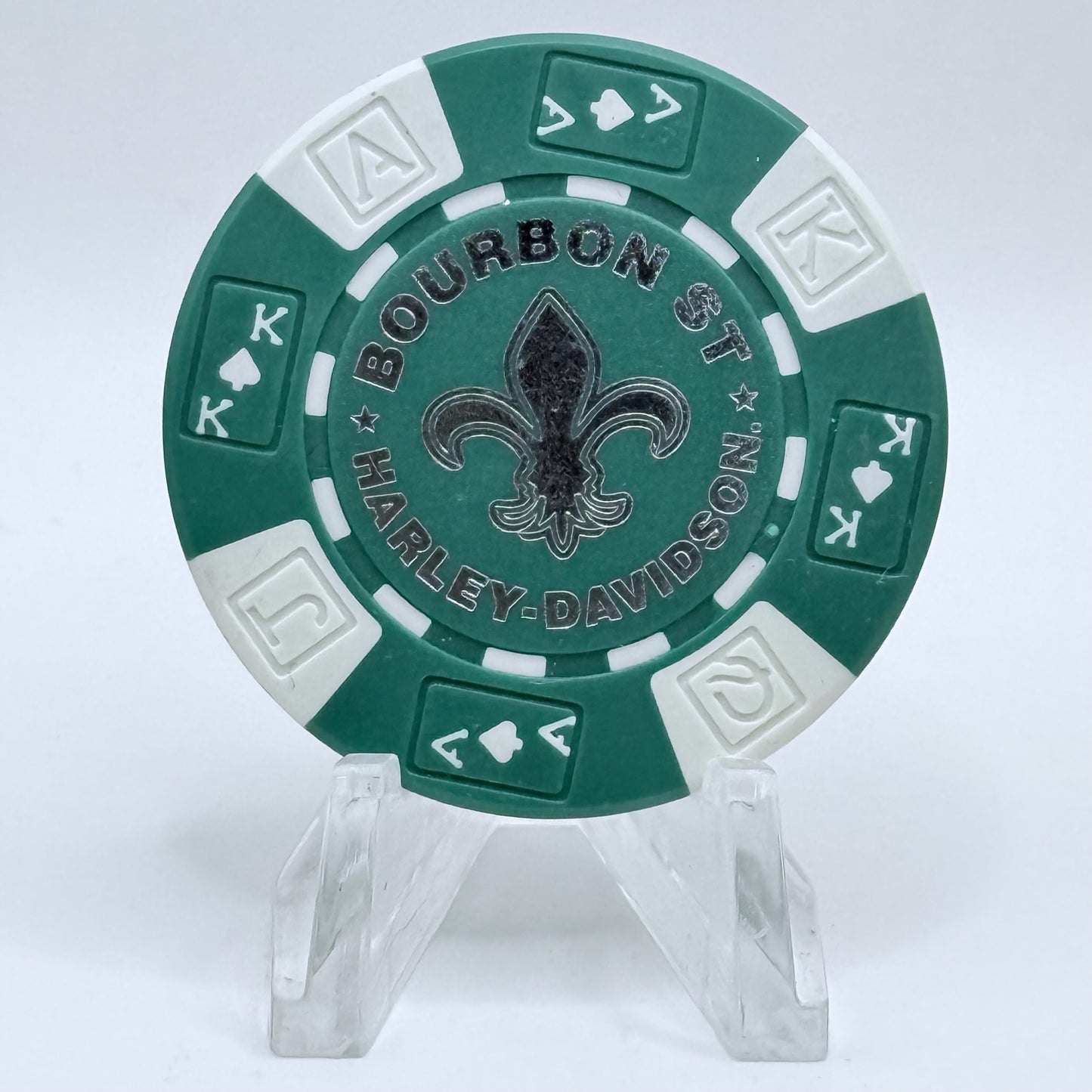 Harley-Davidson - Bourbon Street New Orleans Louisiana Series 1 Advertising Chips