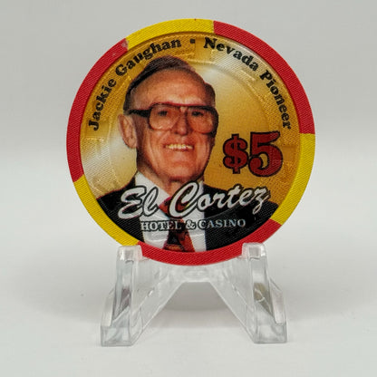 El Cortez Hotel Casino Las Vegas Nevada 1994 'Jackie Gaughan' LE $5 Casino Chip N2031.1