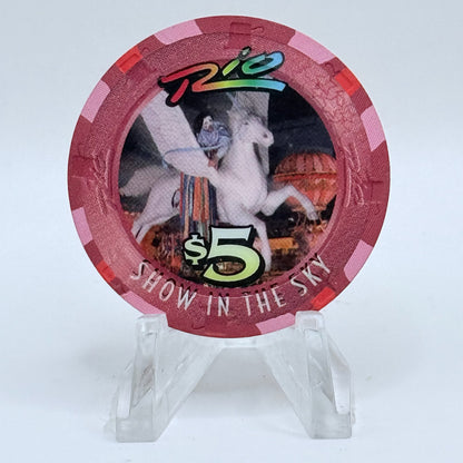 Rio Las Vegas Nevada 2002 LE $5 Casino Chip E2319