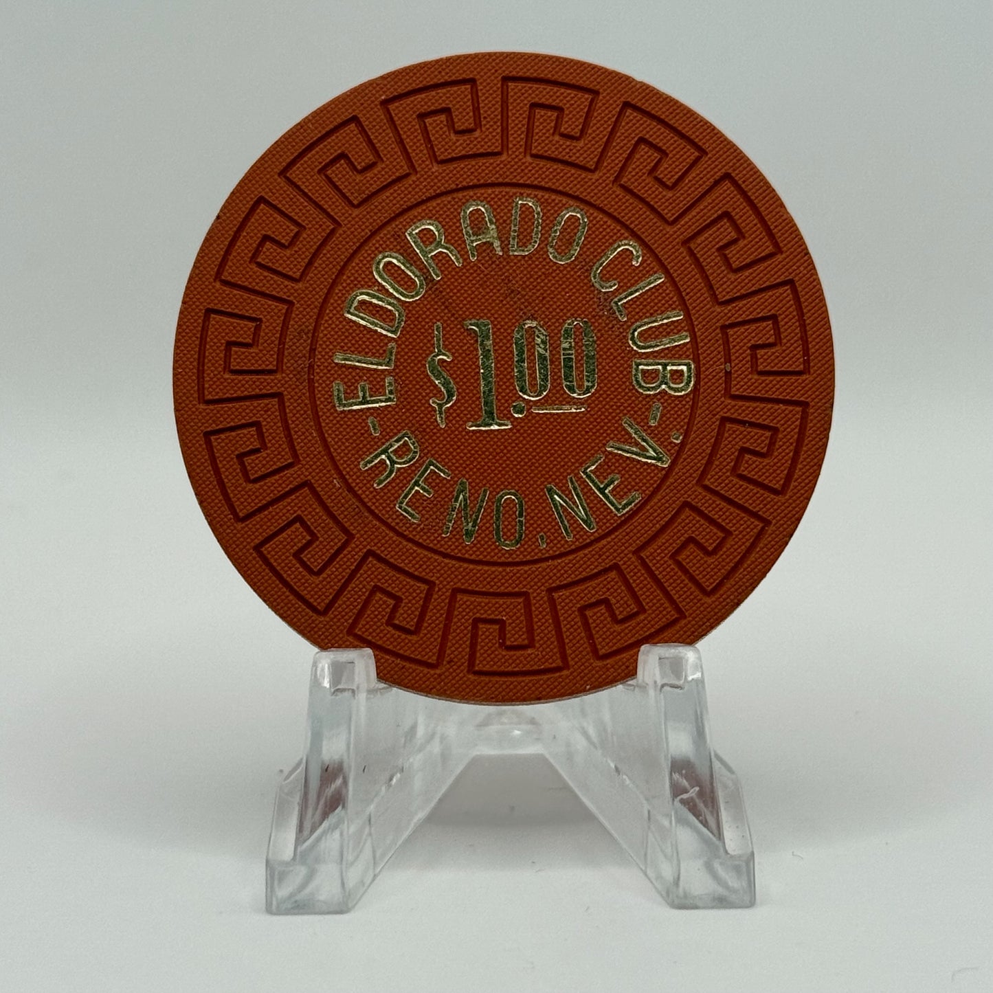 El Dorado Hotel Casino Reno Nevada 1970s $1 Casino Chip N5059