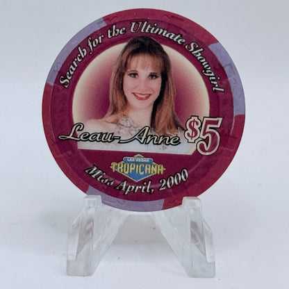 Tropicana Las Vegas Nevada 2000 'Leau-Anne' Series 50 LE $5 Casino Chip V5863