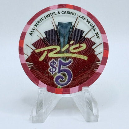 Rio Las Vegas Nevada 2007 'St. Patrick's Day' LE $5 Casino Chip E5963