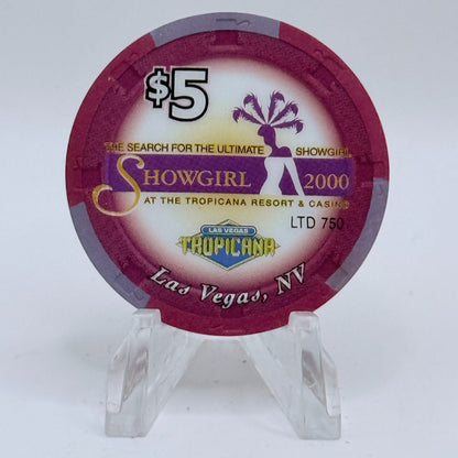 Tropicana Las Vegas Nevada 2000 'Tatiana' Series 50 LE $5 Casino Chip V5864