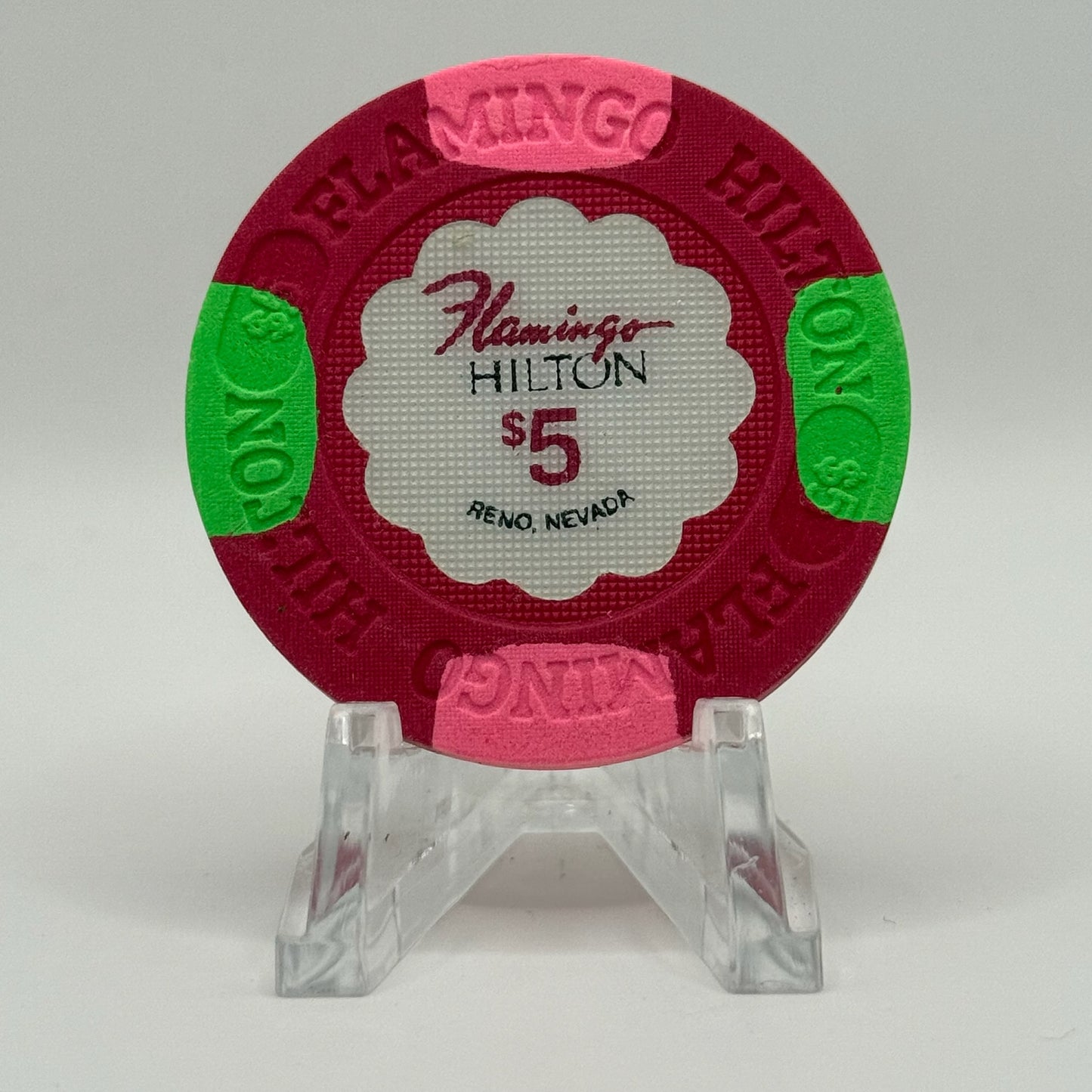 Flamingo Hilton Reno Nevada 1989 $5 Casino Chip N5068