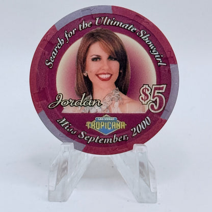 Tropicana Las Vegas Nevada 2000 'Jordan' Series 50 LE $5 Casino Chip V5875
