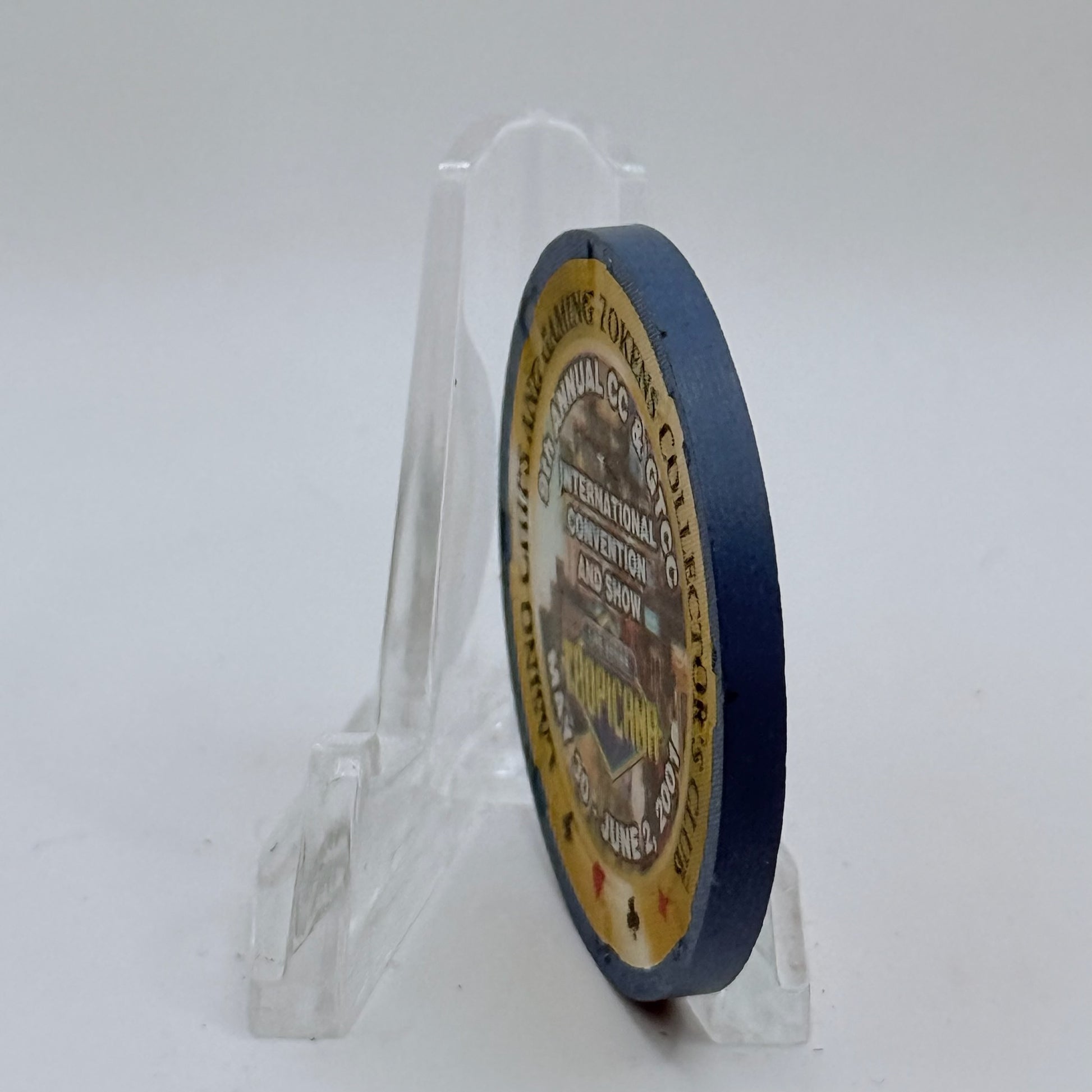 CCA Issued Convention Commemoratives (NCV) 2001 'CC&GTCC' Casino Chip V9912
