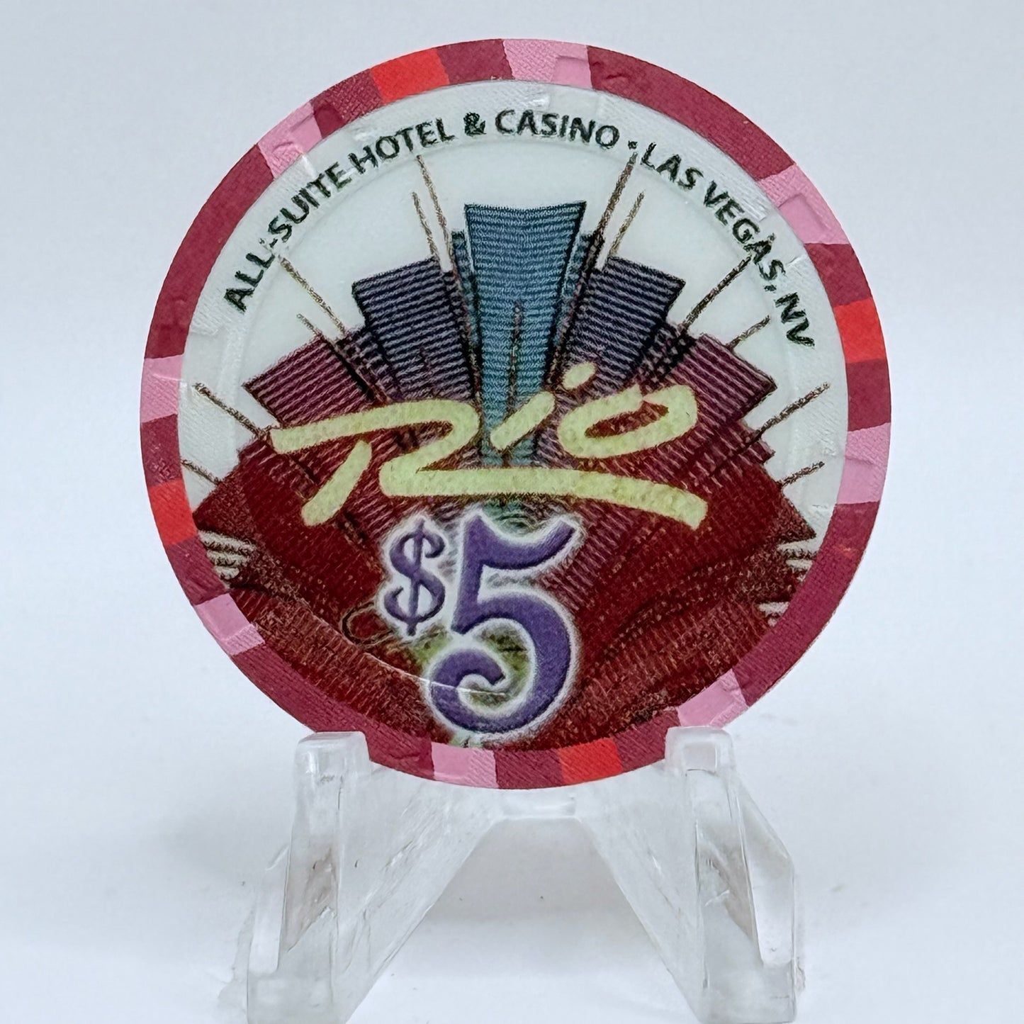 Rio Las Vegas Nevada 2007 'Cinco De Mayo, South Of The Border' LE $5 Casino Chip E6085