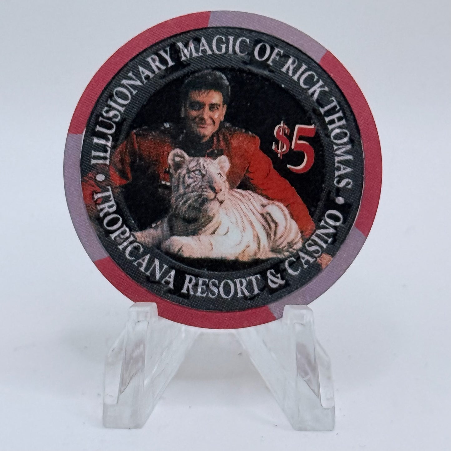 Tropicana Las Vegas Nevada 1997 'Rick Thomas' LE $5 Casino Chip V1683