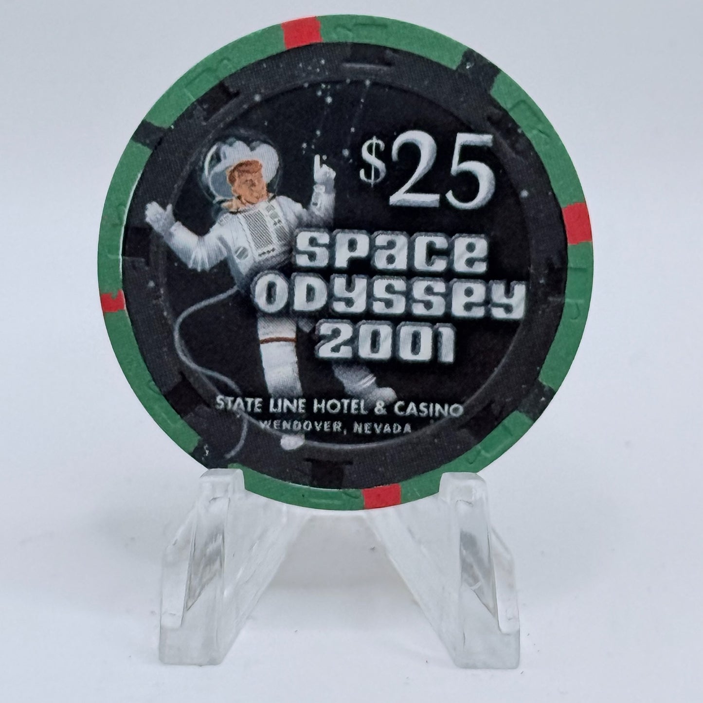 State Line Casino Wendover Nevada 2001 LE $25 Casino Chip V6686