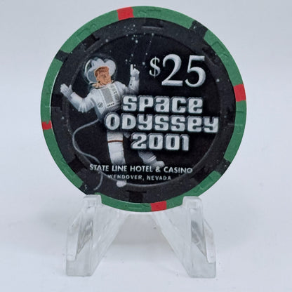 State Line Casino Wendover Nevada 2001 LE $25 Casino Chip V6686