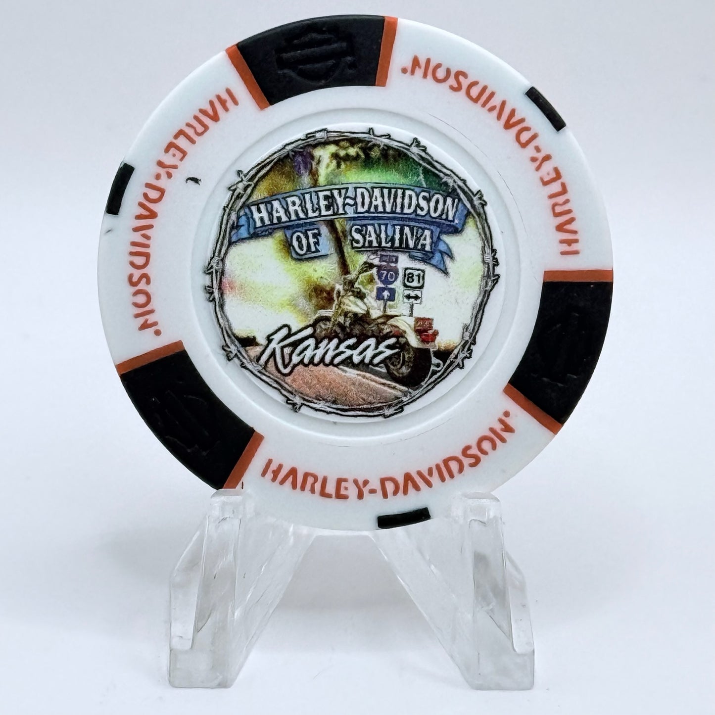 Harley-Davidson - Salina Salina Kansas Series 2 Advertising Chips