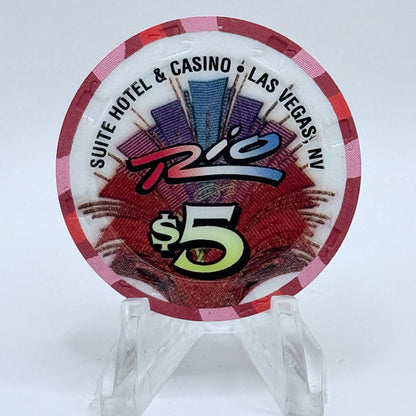 Rio Las Vegas Nevada 2002 'Memorial Day' LE $5 Casino Chip E2293