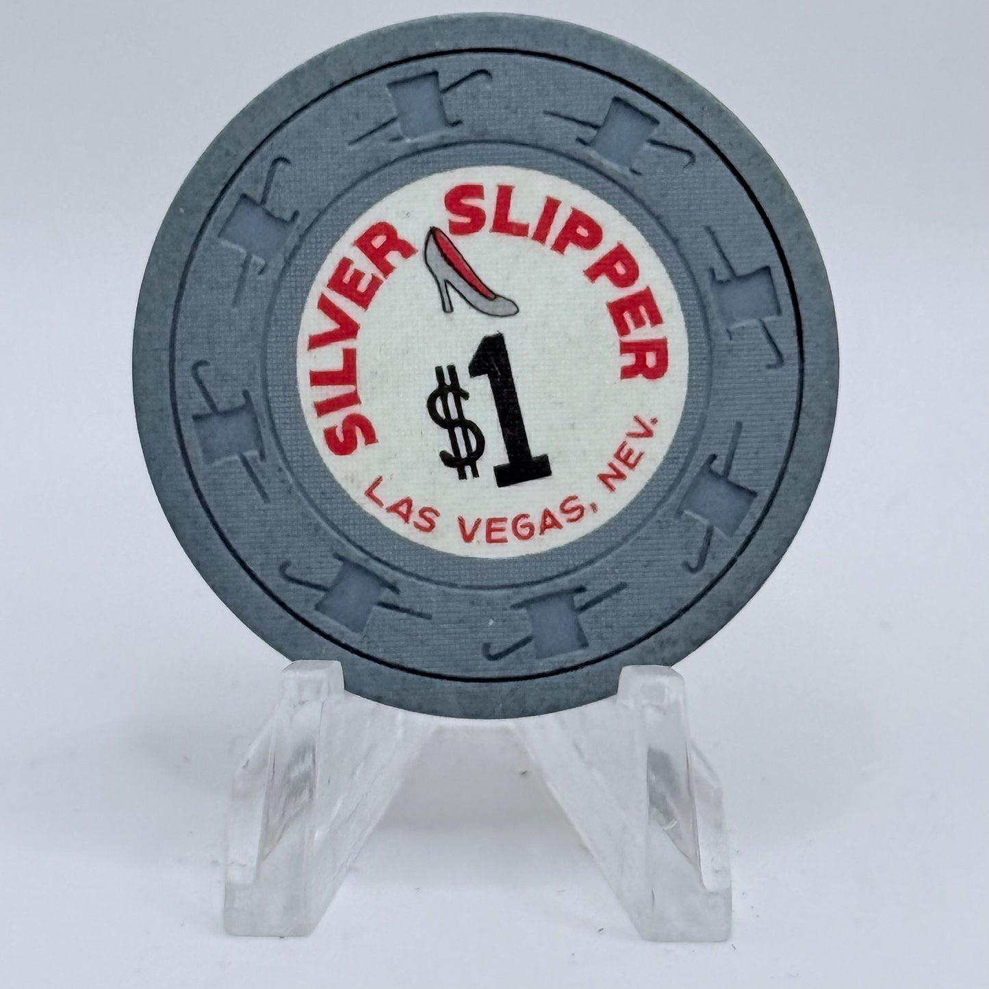 Silver Slipper Las Vegas Nevada 1969 LE $1 Casino Chip N2183