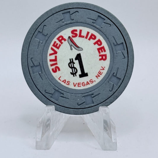 Silver Slipper Las Vegas Nevada 1969 LE $1 Casino Chip N2183