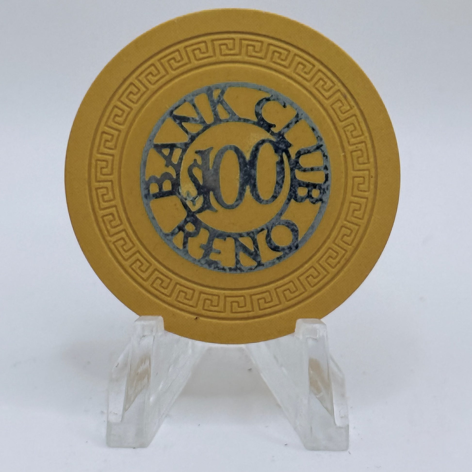Bank Club Reno Nevada 1948 $100 Casino Chip N4954