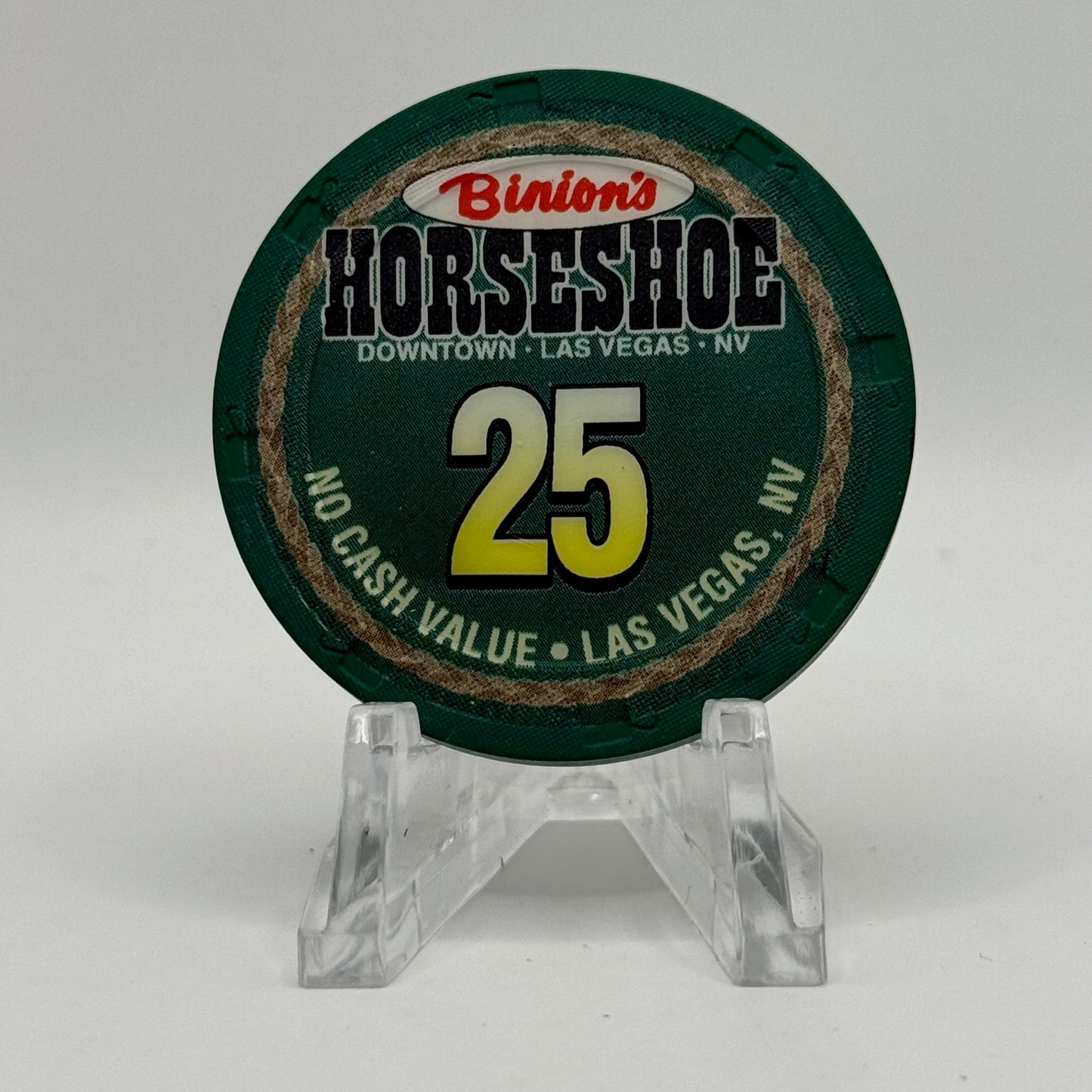 Horseshoe Club (Binion's) Las Vegas Nevada 2004 $25 NCV Casino Chip E9012