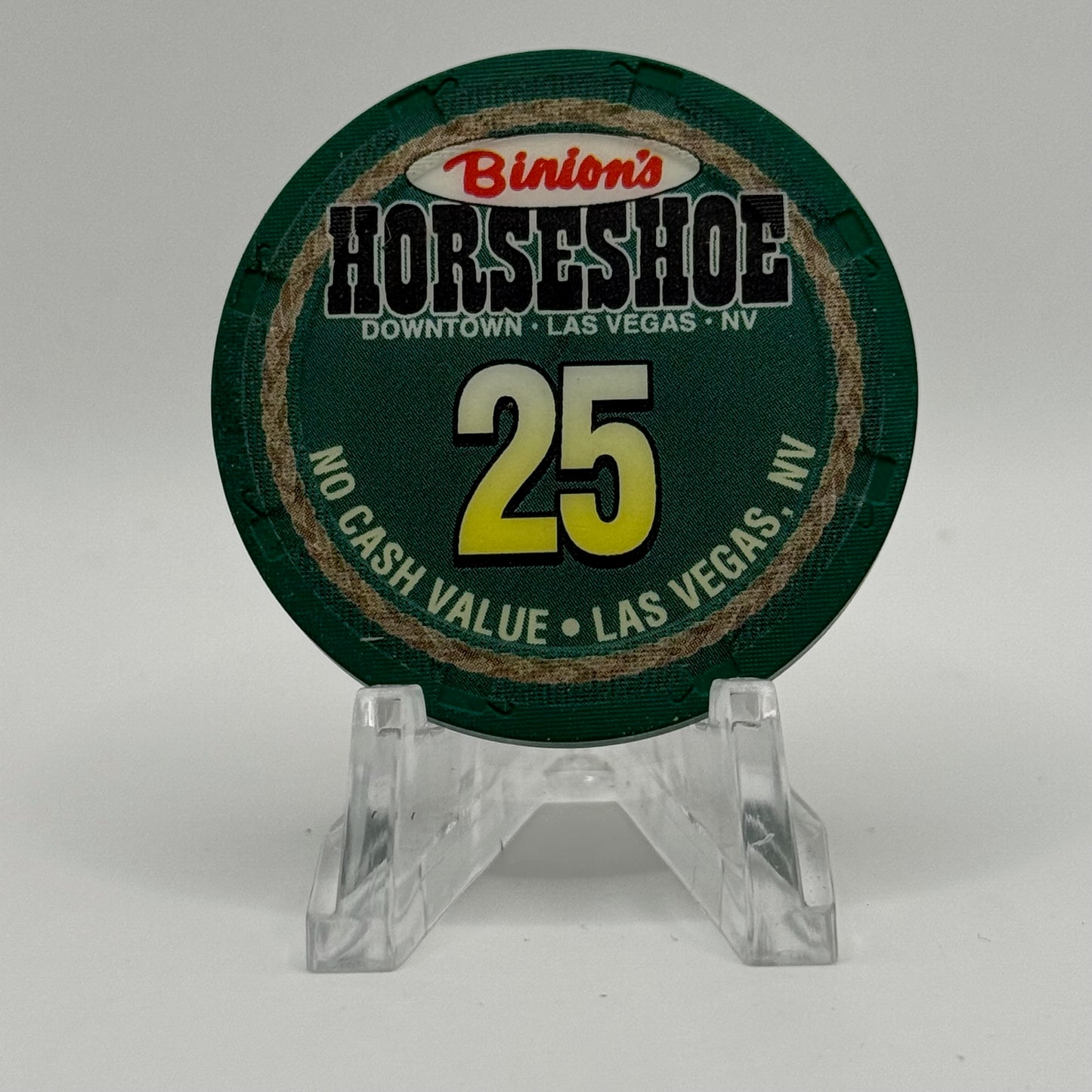Horseshoe Club (Binion's) Las Vegas Nevada 2004 $25 NCV Casino Chip E9012