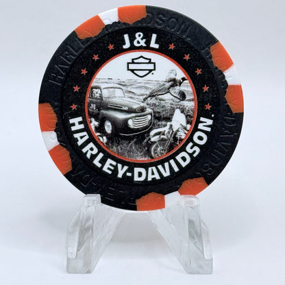 Harley-Davidson - J&L Sioux Falls South Dakota Series 4 Advertising Chips