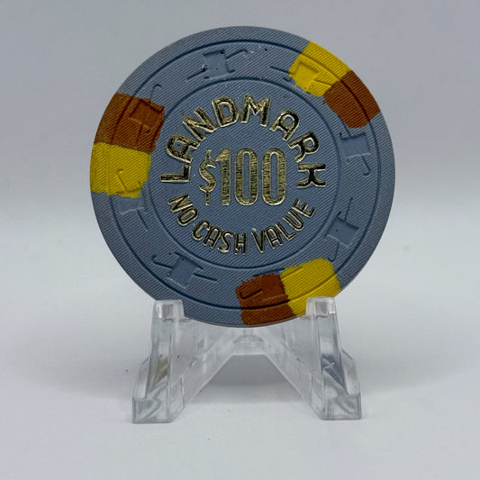 Landmark Las Vegas Nevada 1978 $100 NCV Casino Chip N2423