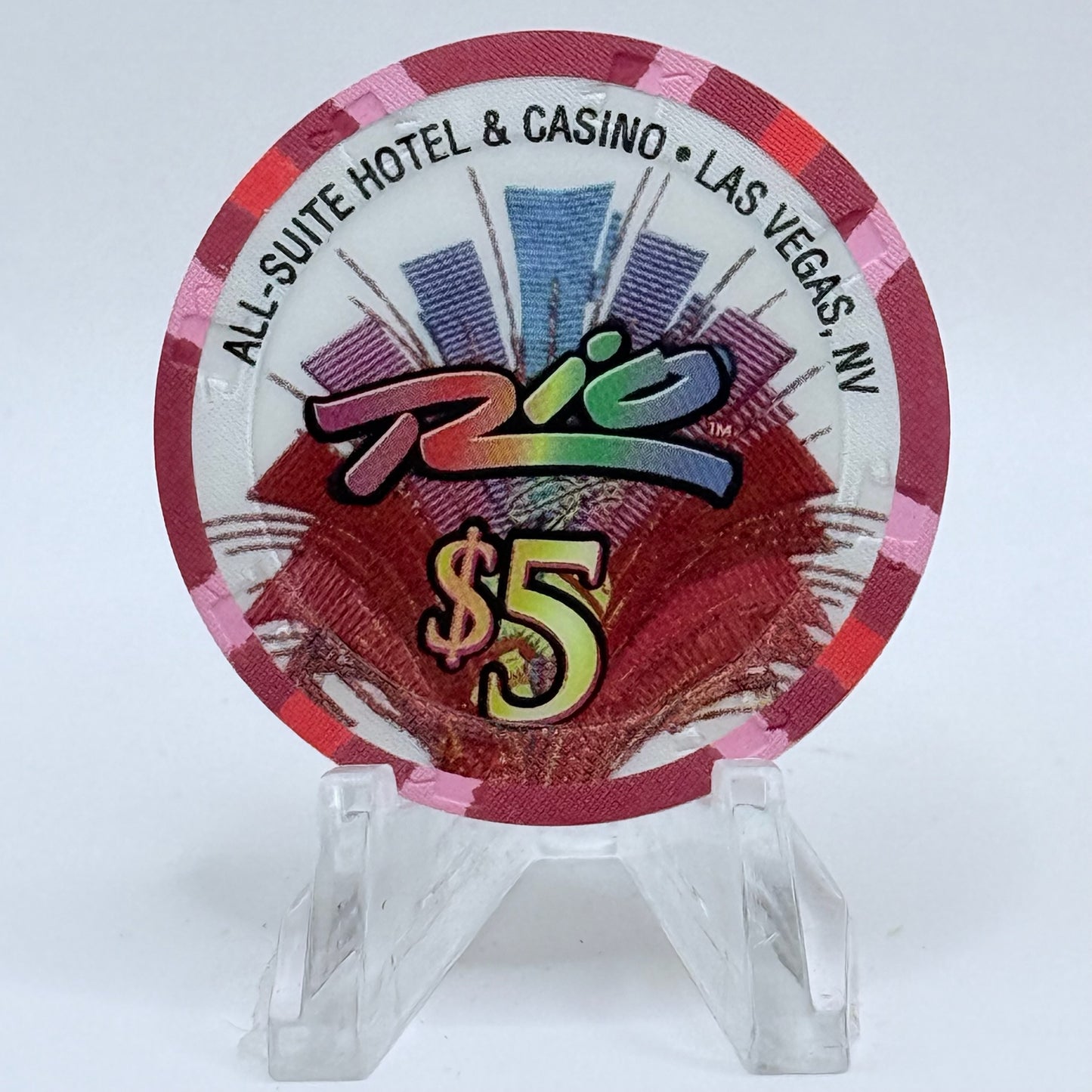 Rio Las Vegas Nevada 2011 'Voodoo Steak & Lounge' LE $5 Casino Chip D0589
