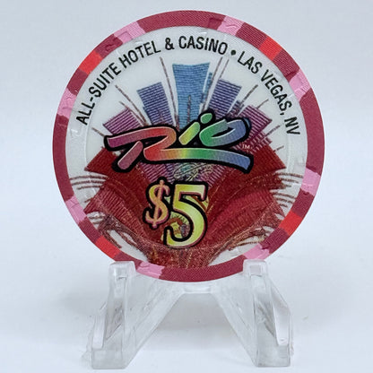 Rio Las Vegas Nevada 2011 'Voodoo Steak & Lounge' LE $5 Casino Chip D0589