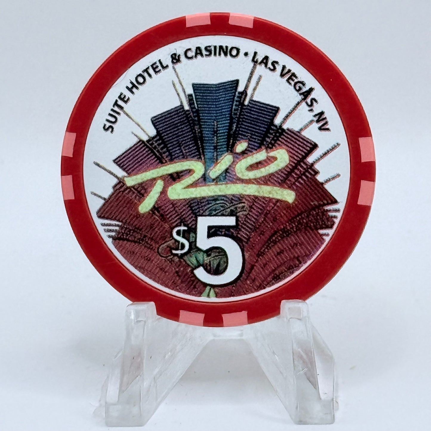 Rio Las Vegas Nevada 2003 'Tony N' Tina's Wedding' LE $5 Casino Chip E2274