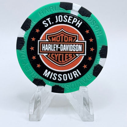 Harley-Davidson - St. Joe '50th Anniversary' Series 4 Advertising Chips
