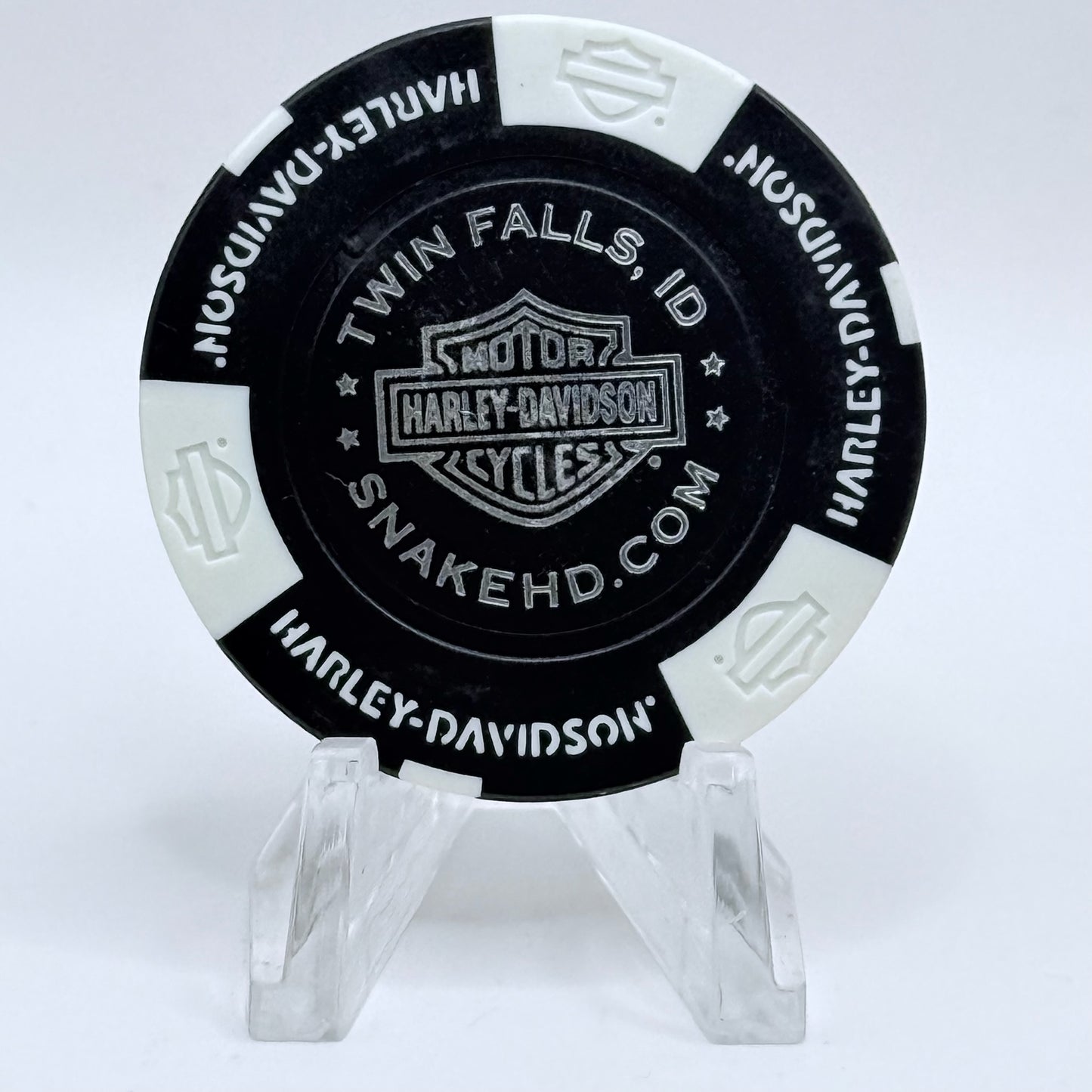 Harley-Davidson - Snake Twin Falls Idaho Series 1 Advertising Chips