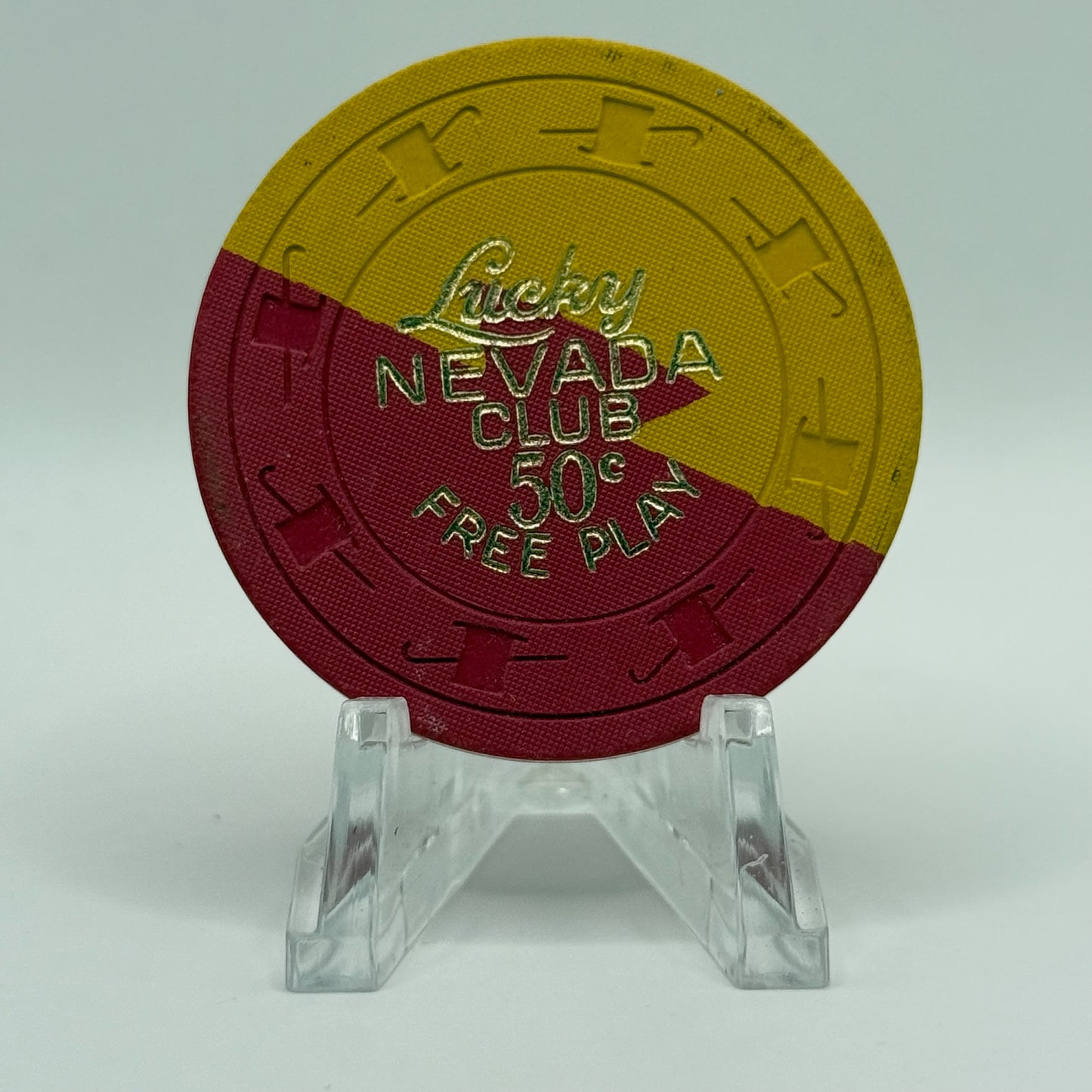 Nevada Club Las Vegas Nevada 1967 $.50 Casino Chip N4012
