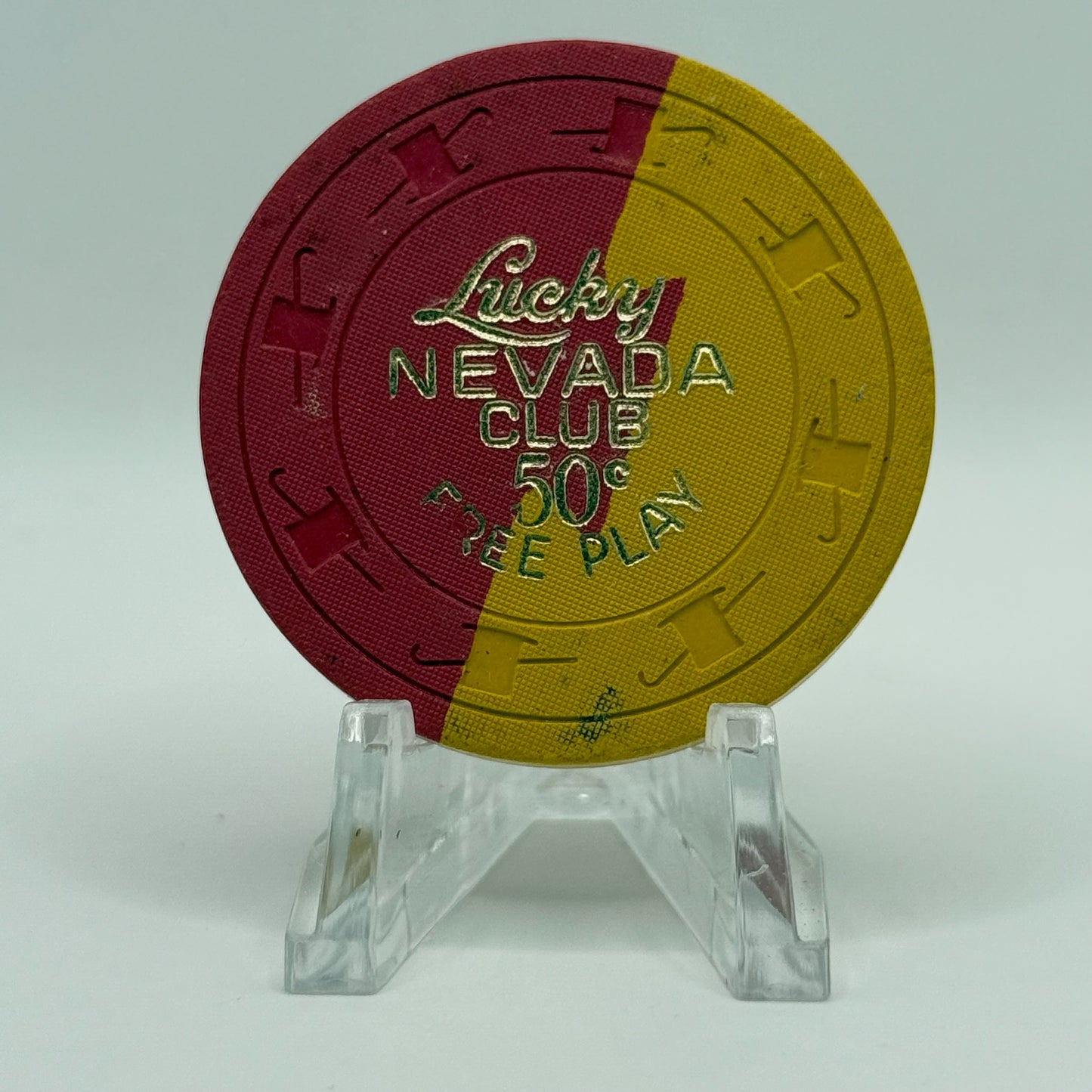 Nevada Club Las Vegas Nevada 1967 $.50 Casino Chip N4012