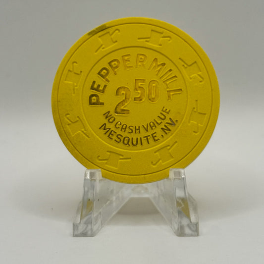 Peppermill Mesquite Nevada 1990 $2.50 NCV Casino Chip V3204