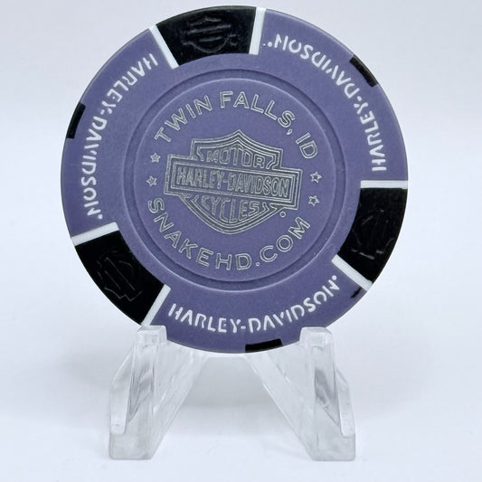 Harley-Davidson - Snake Twin Falls Idaho Series 1 Advertising Chips