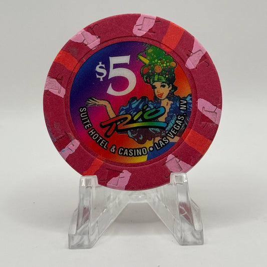 Rio Las Vegas Nevada 1997 $5 Casino Chip N9011