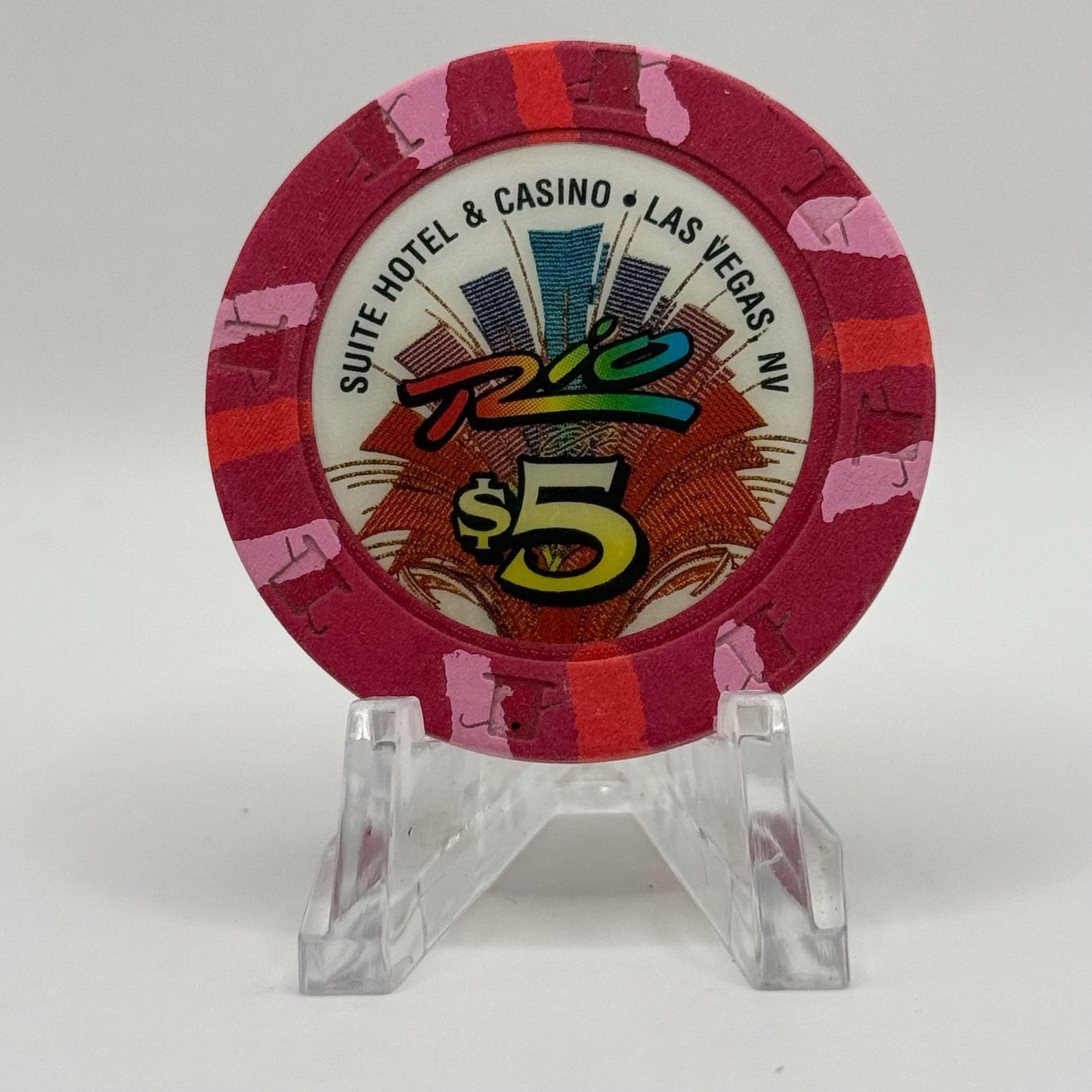 Rio Las Vegas Nevada 1997 $5 Casino Chip N9011
