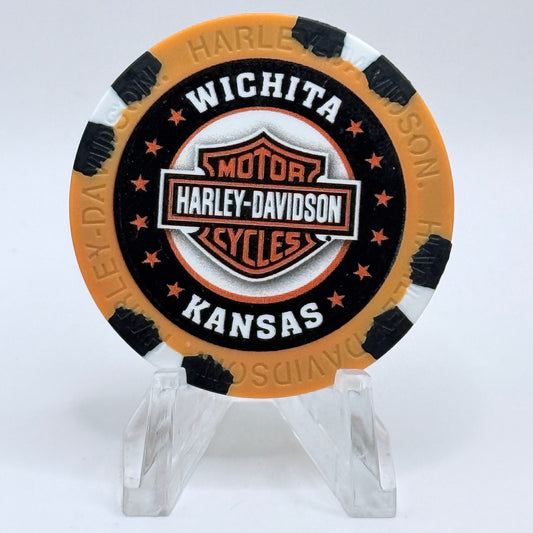 Harley-Davidson - Twister City Wichita Kansas Series 2 Advertising Chips