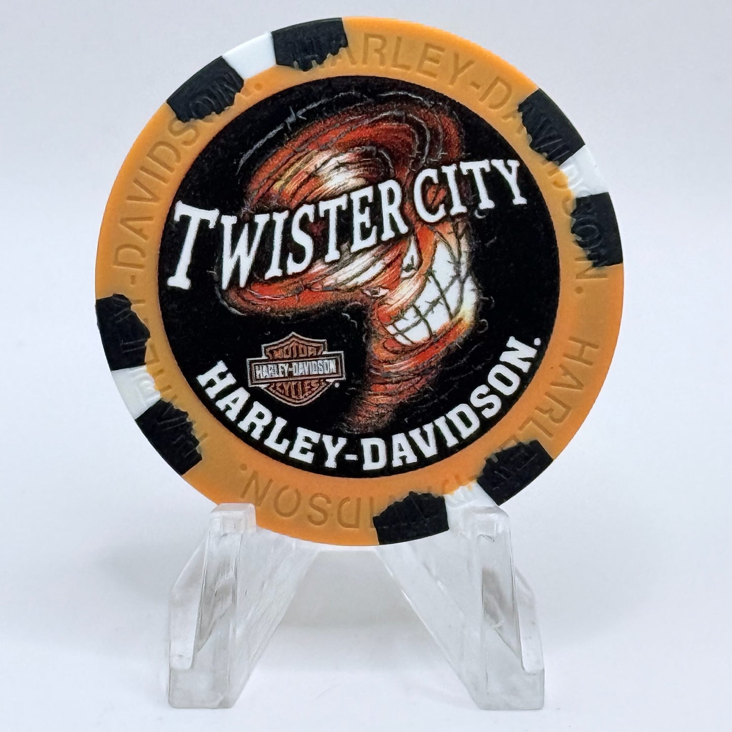 Harley-Davidson - Twister City Wichita Kansas Series 2 Advertising Chips