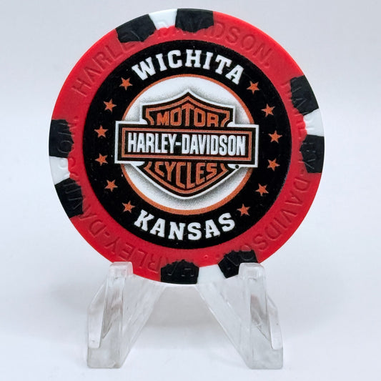 Harley-Davidson - Twister City Wichita Kansas Series 2 Advertising Chips