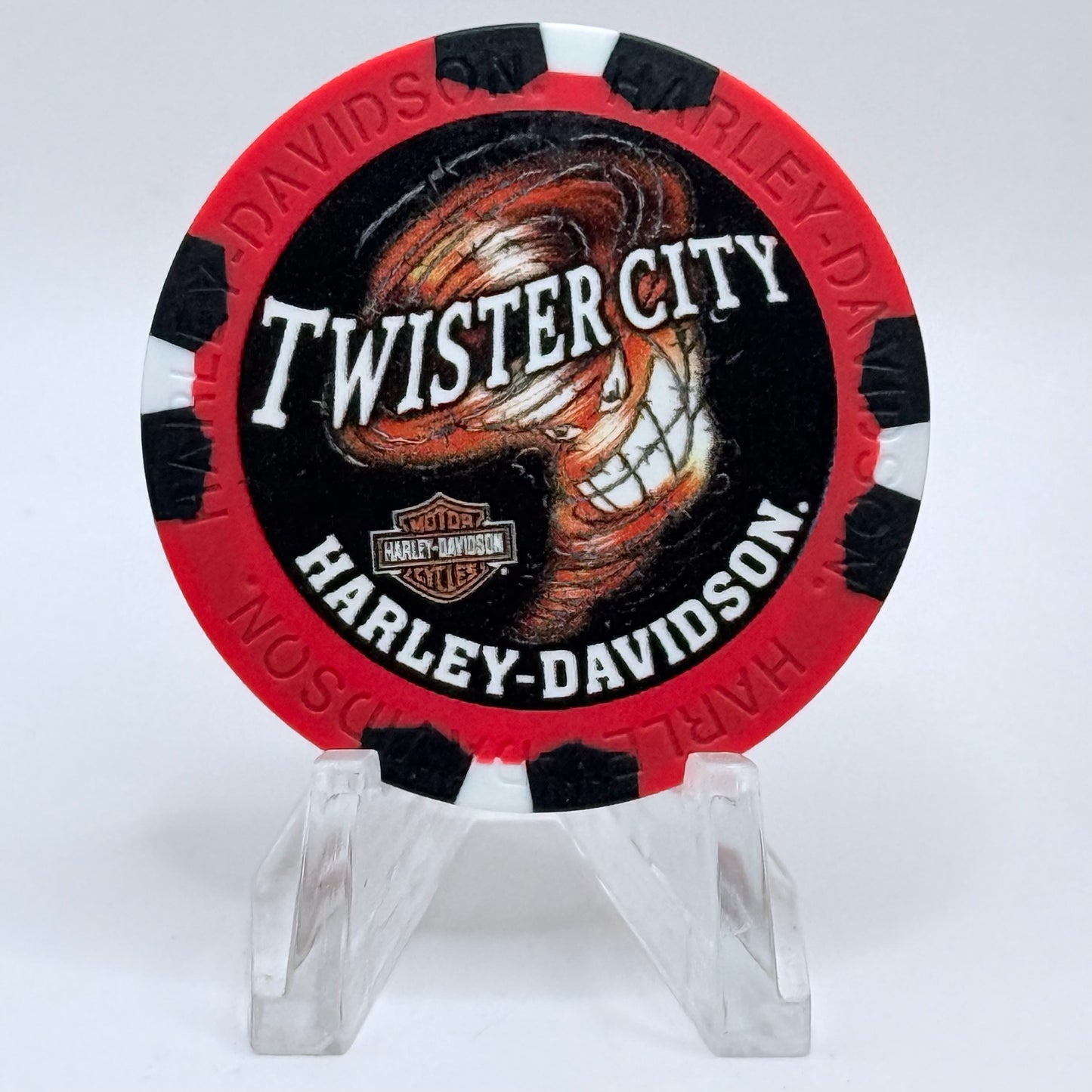 Harley-Davidson - Twister City Wichita Kansas Series 2 Advertising Chips