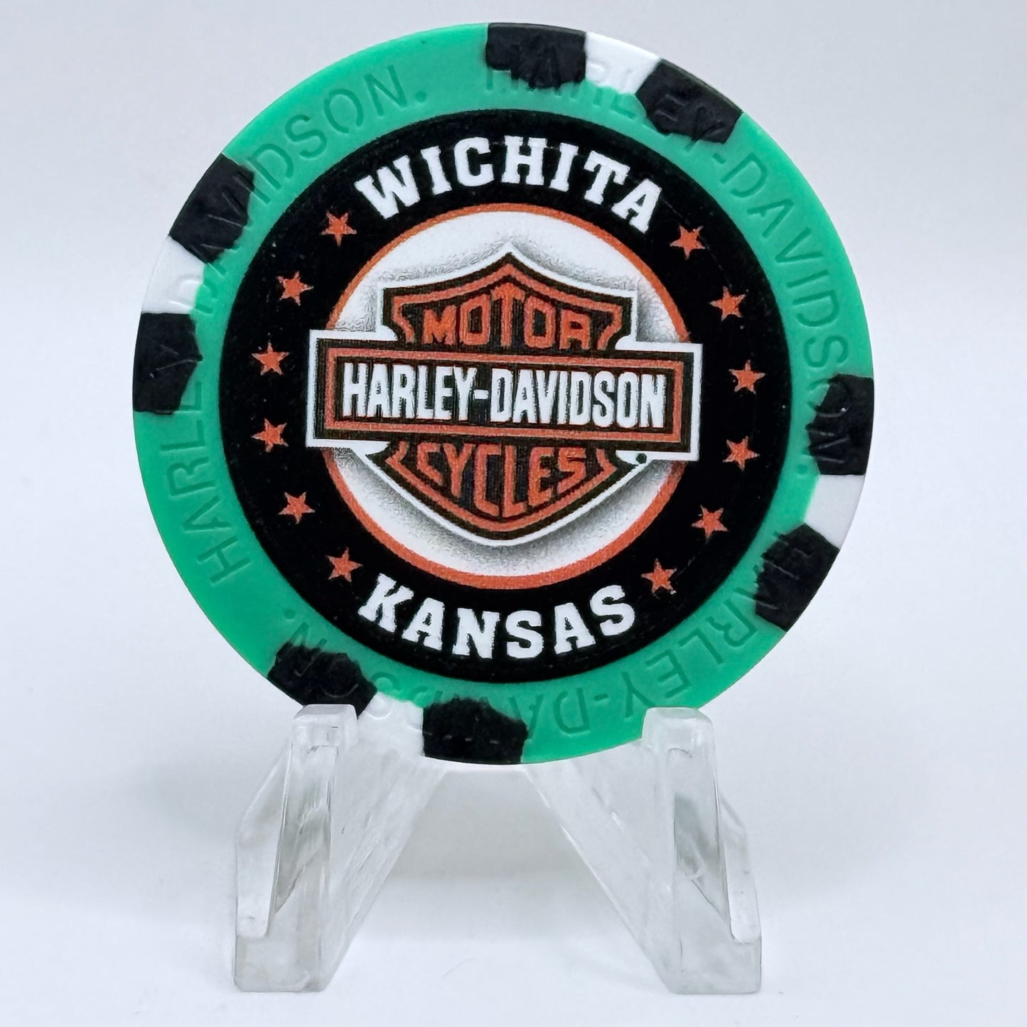 Harley-Davidson - Twister City Wichita Kansas Series 2 Advertising Chips