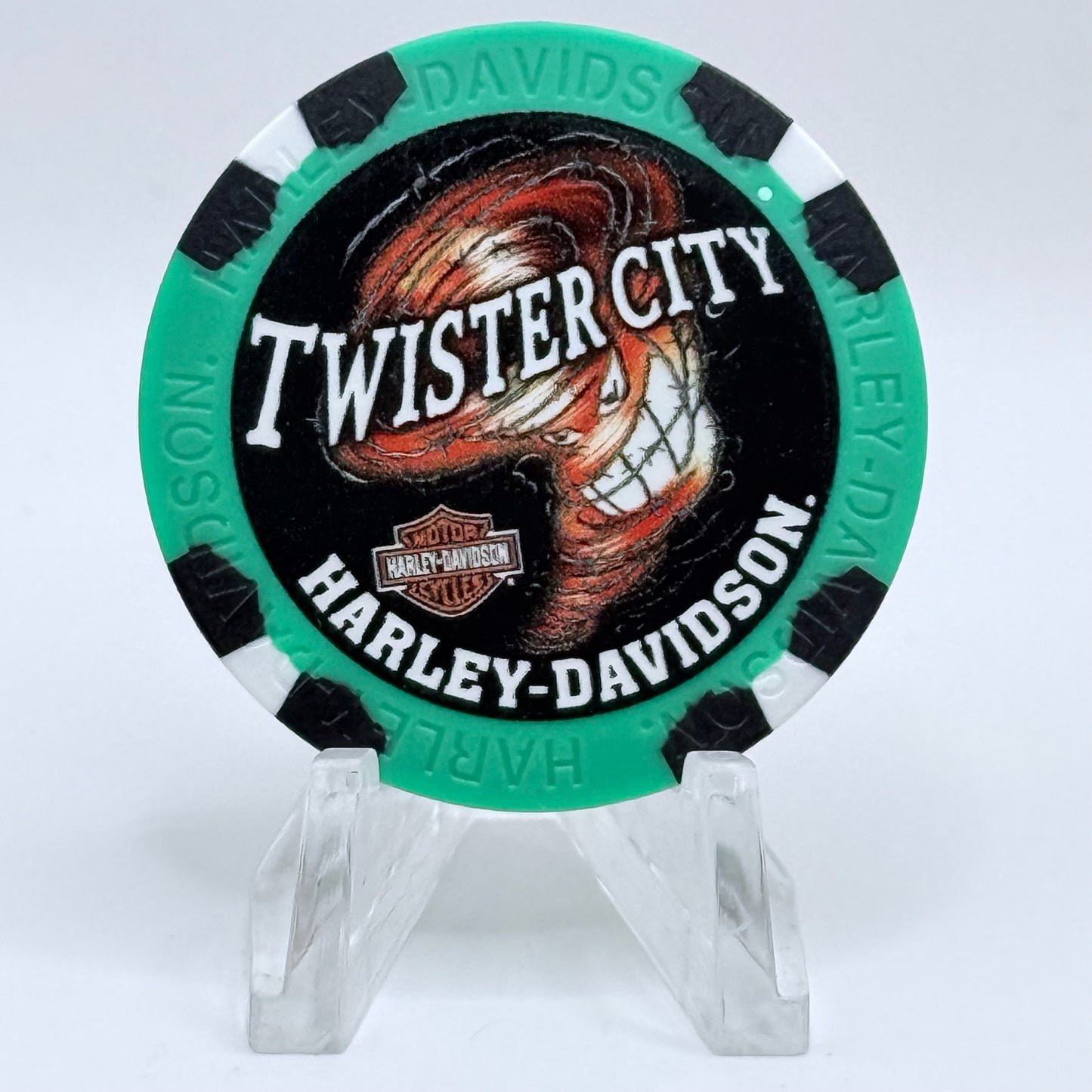 Harley-Davidson - Twister City Wichita Kansas Series 2 Advertising Chips