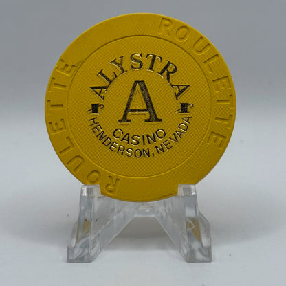 Alystra Henderson Nevada 1995 Series 1 Roulette Yellow Casino Chip V2010