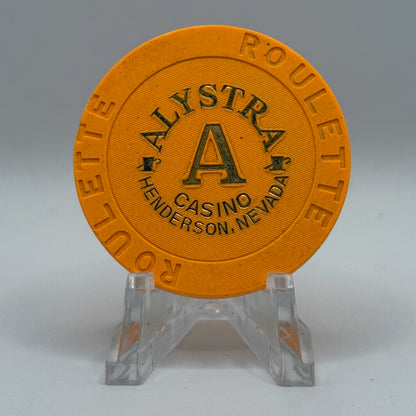 Alystra Henderson Nevada 1995 Series 1 Roulette Orange Casino Chip V2010