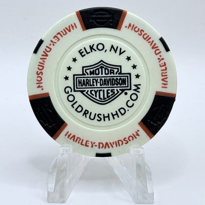Harley-Davidson - Gold Rush Elko Nevada Advertising Chips