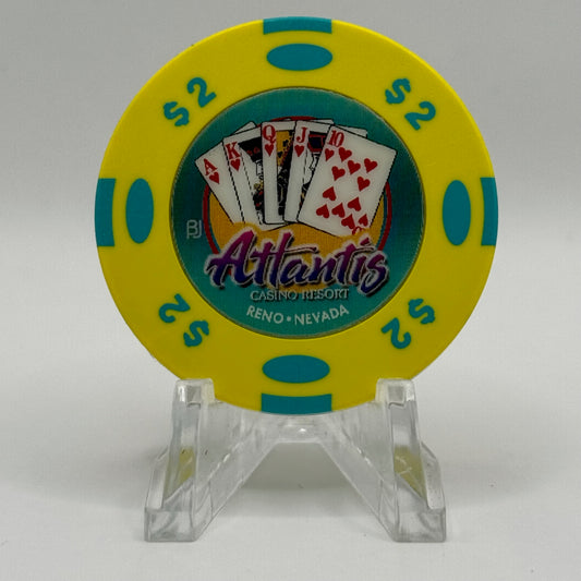 Atlantis Reno Nevada 2002 $2 Casino Chip E0032