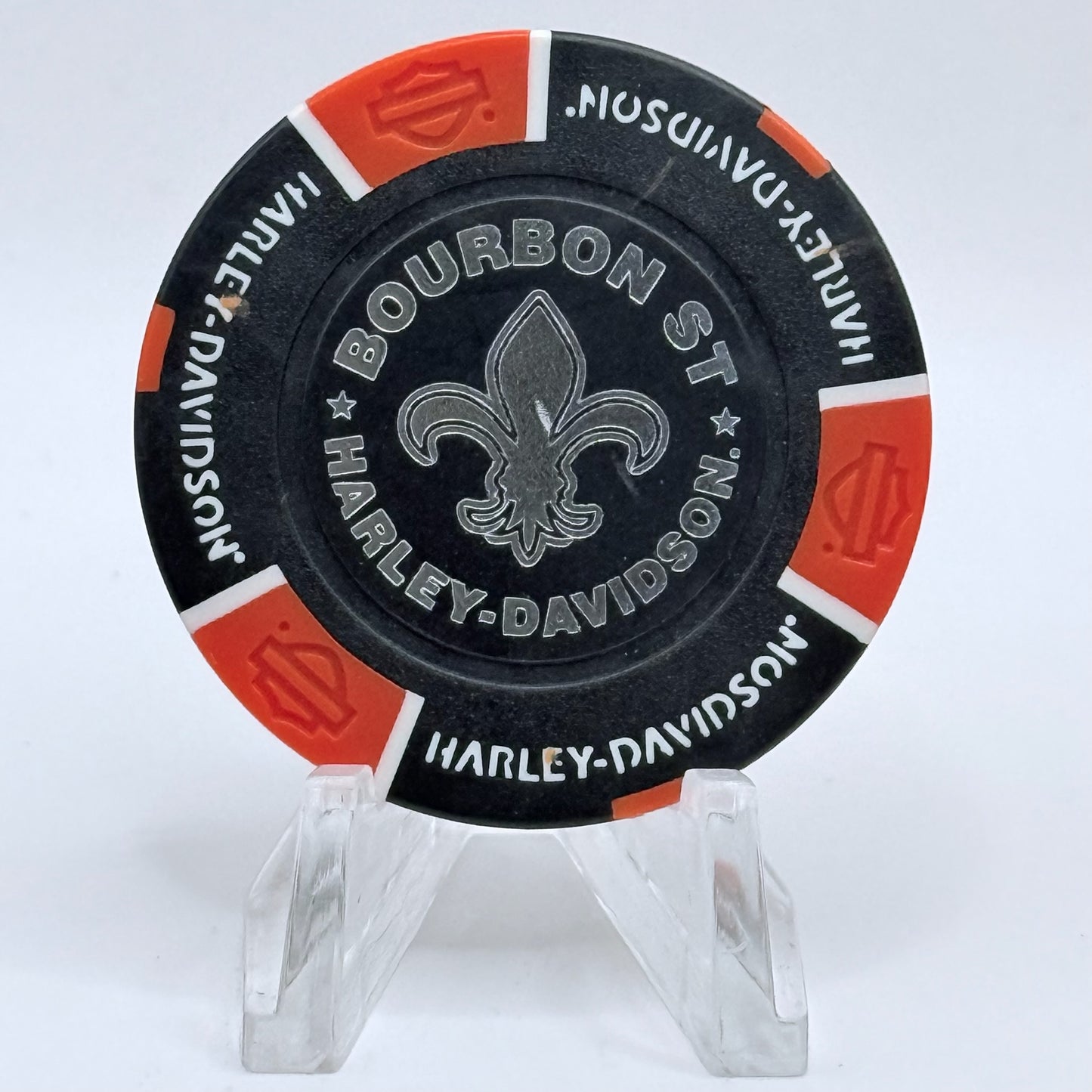 Harley-Davidson - Bourbon Street New Orleans Louisiana Series 1 Advertising Chips