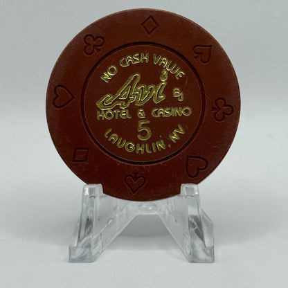 Avi Casino Laughlin Nevada 2002 $5 NCV Casino Chip E6889