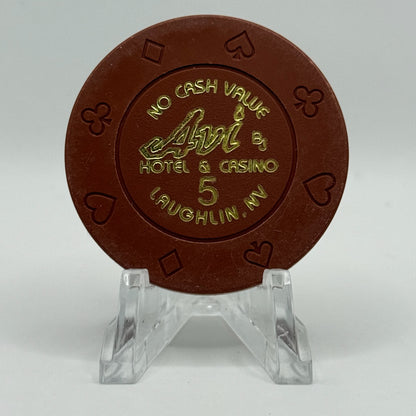 Avi Casino Laughlin Nevada 2002 $5 NCV Casino Chip E6889