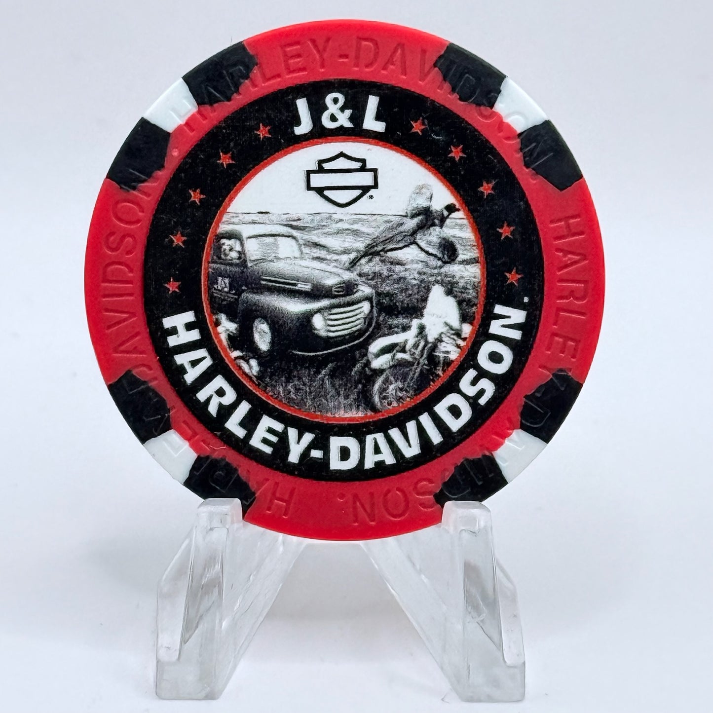 Harley-Davidson - J&L Sioux Falls South Dakota Series 4 Advertising Chips