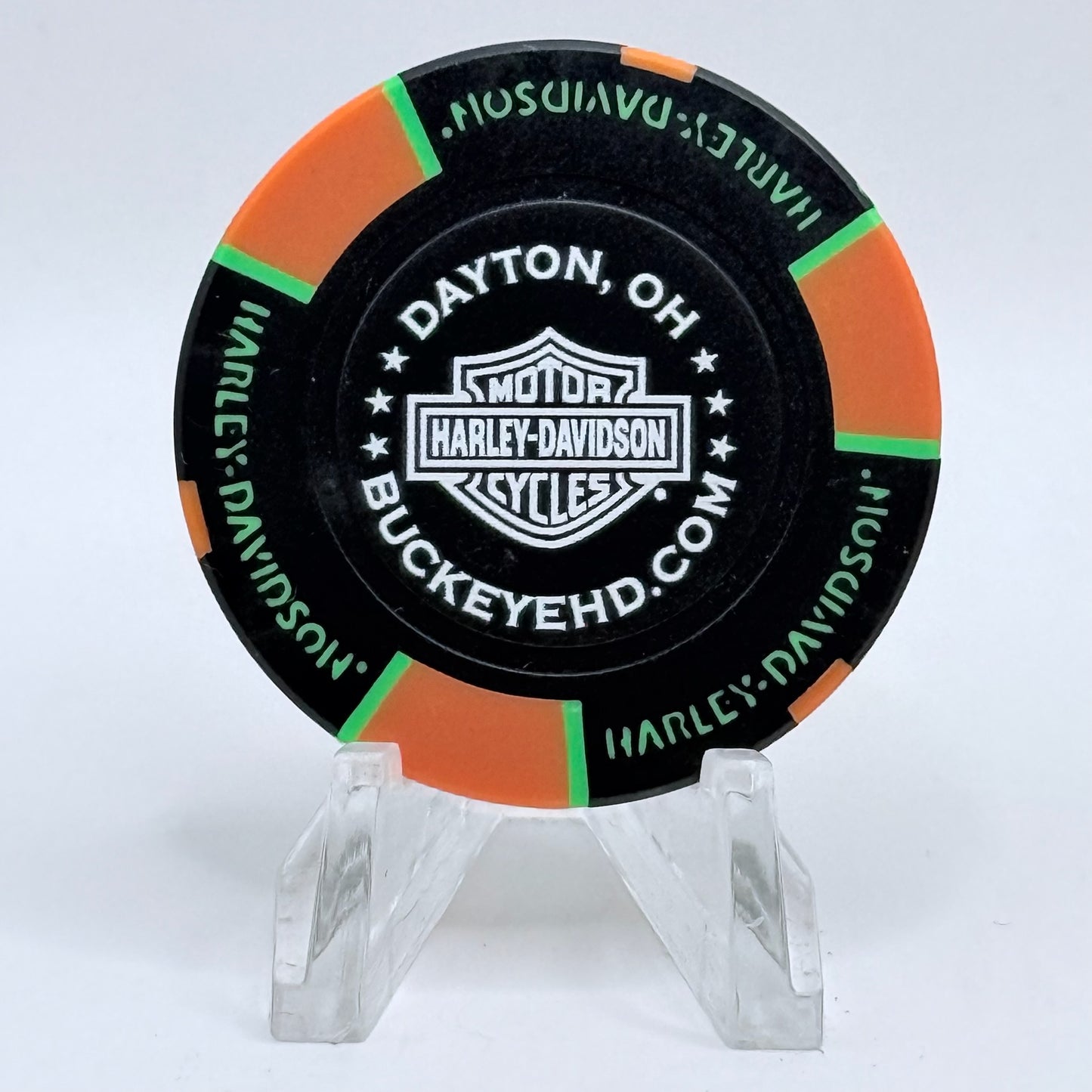 Harley-Davidson - Buckeye Dayton Ohio Series 3 Advertising Chips